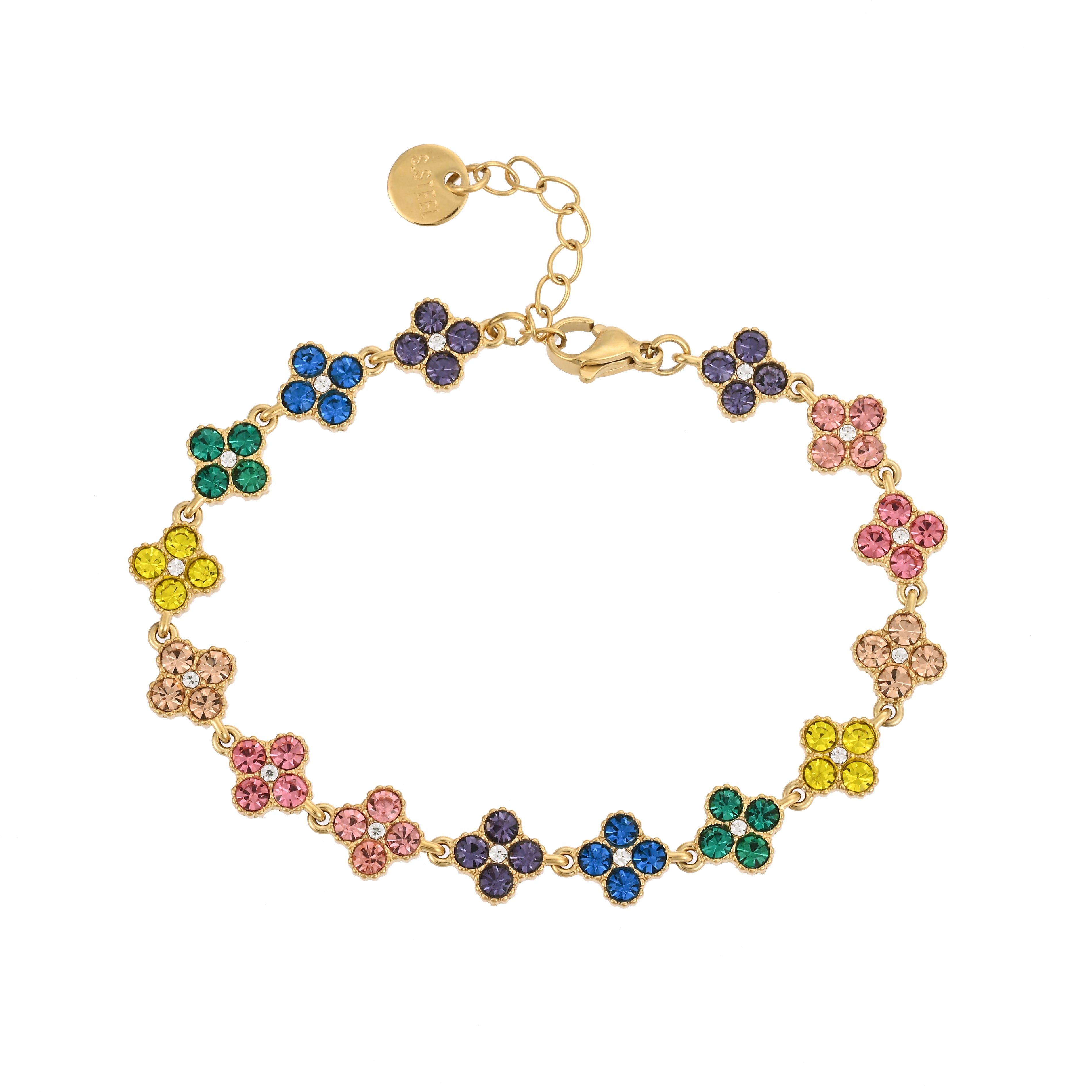 MULTIFLOWER Bracelet Stainless Steel Untarnish