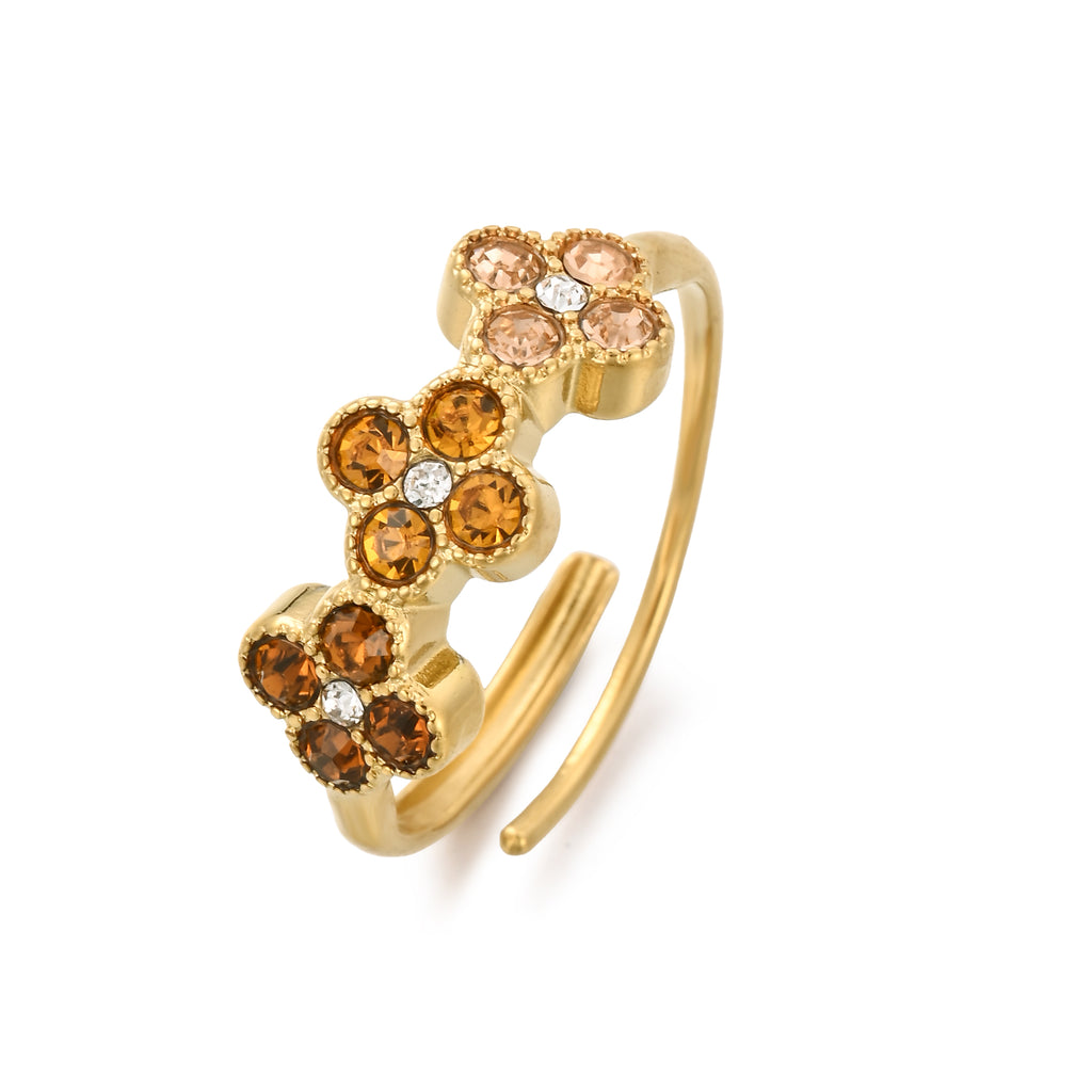 MULTIFLOWER Rings Stainless Steel Untarnish